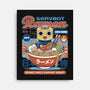 Servbot Ramen Vintage-None-Stretched-Canvas-LAGELANTEE