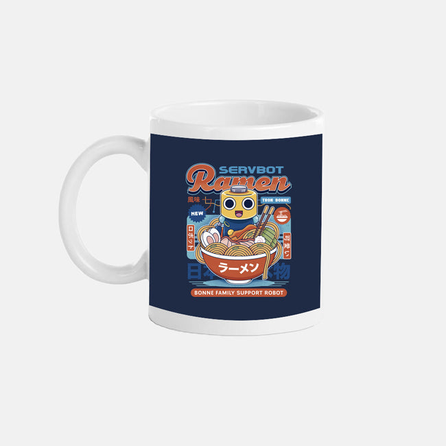 Servbot Ramen Vintage-None-Mug-Drinkware-LAGELANTEE