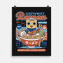 Servbot Ramen Vintage-None-Matte-Poster-LAGELANTEE