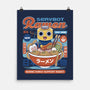 Servbot Ramen Vintage-None-Matte-Poster-LAGELANTEE