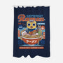 Servbot Ramen Vintage-None-Polyester-Shower Curtain-LAGELANTEE