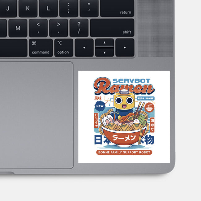 Servbot Ramen Vintage-None-Glossy-Sticker-LAGELANTEE