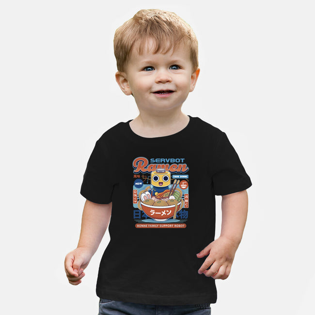 Servbot Ramen Vintage-Baby-Basic-Tee-LAGELANTEE
