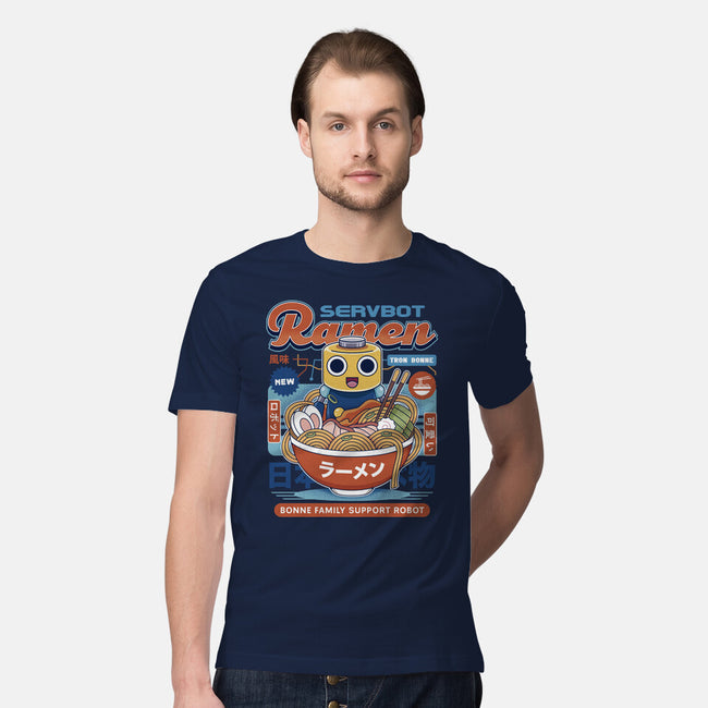 Servbot Ramen Vintage-Mens-Premium-Tee-LAGELANTEE
