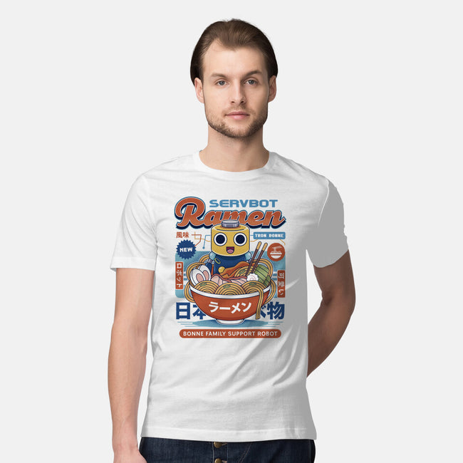 Servbot Ramen Vintage-Mens-Premium-Tee-LAGELANTEE