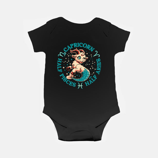 Half Pisces Half Aries-Baby-Basic-Onesie-worlddominationforcats