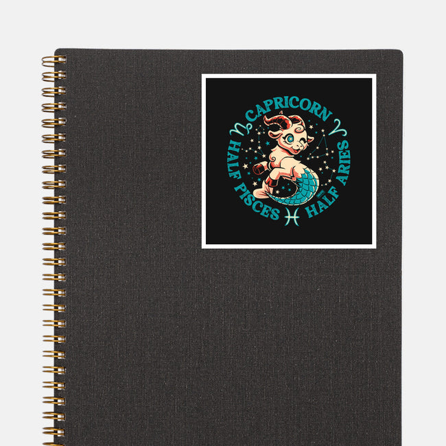 Half Pisces Half Aries-None-Glossy-Sticker-worlddominationforcats