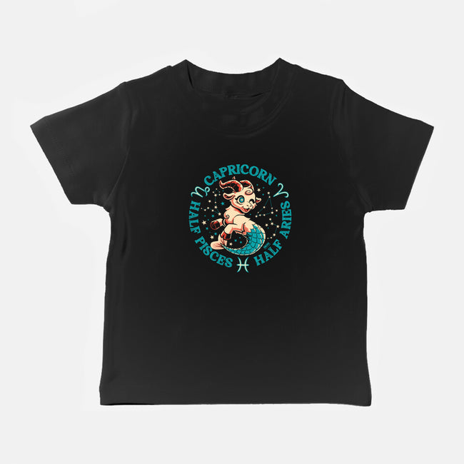 Half Pisces Half Aries-Baby-Basic-Tee-worlddominationforcats