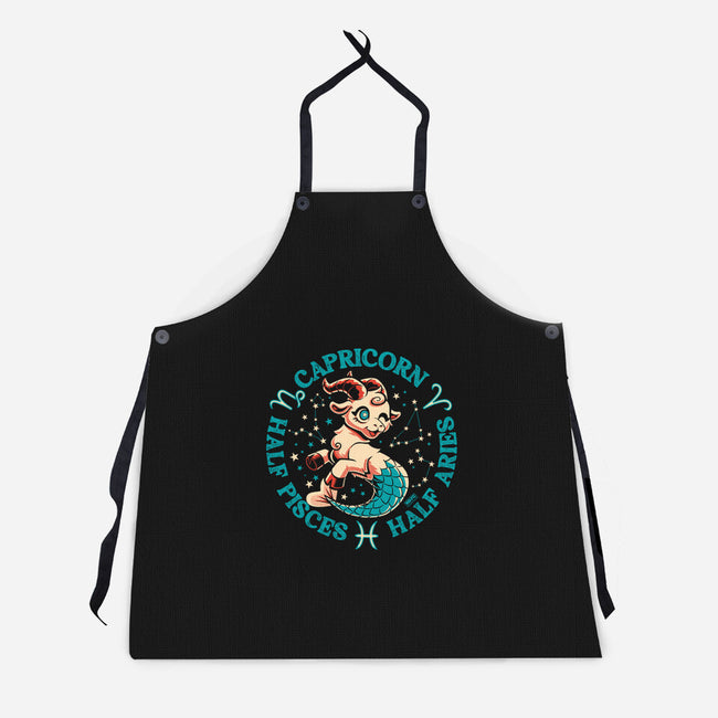 Half Pisces Half Aries-Unisex-Kitchen-Apron-worlddominationforcats