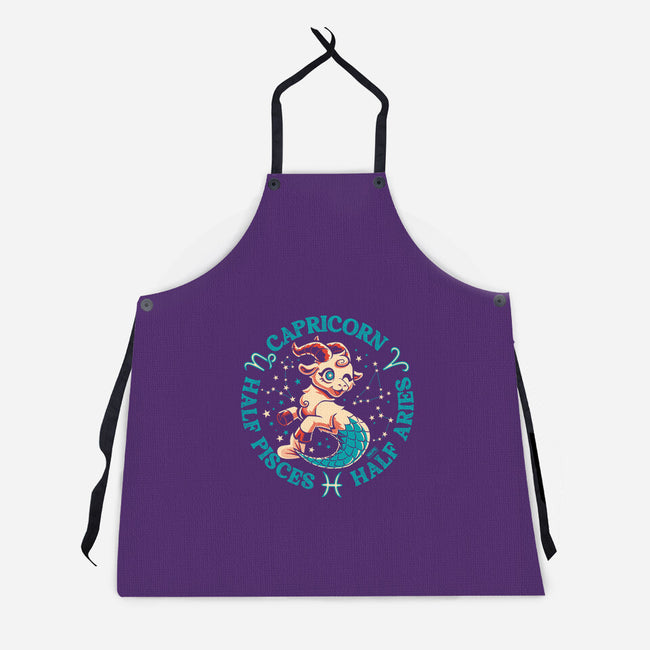 Half Pisces Half Aries-Unisex-Kitchen-Apron-worlddominationforcats
