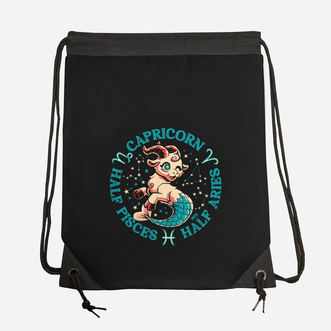Half Pisces Half Aries-None-Drawstring-Bag-worlddominationforcats