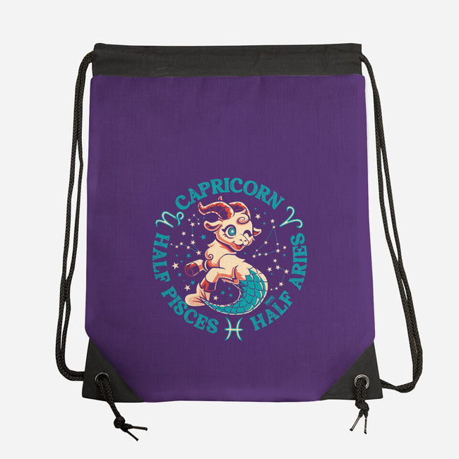 Half Pisces Half Aries-None-Drawstring-Bag-worlddominationforcats