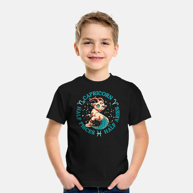 Half Pisces Half Aries-Youth-Basic-Tee-worlddominationforcats