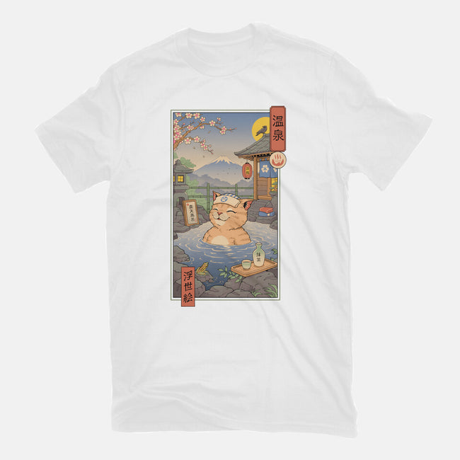 Onsen Cat Meowster-Mens-Basic-Tee-vp021