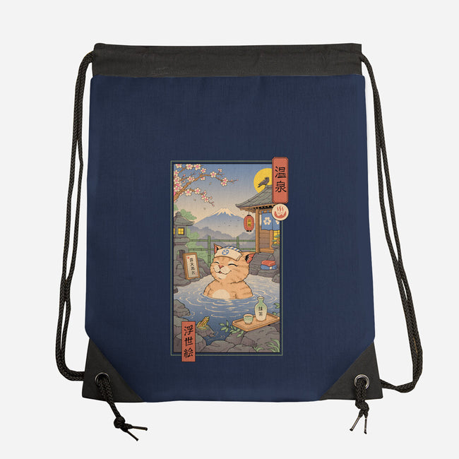 Onsen Cat Meowster-None-Drawstring-Bag-vp021