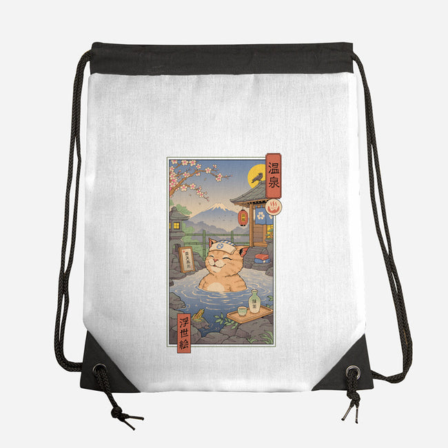 Onsen Cat Meowster-None-Drawstring-Bag-vp021