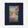 Onsen Cat Meowster-None-Fleece-Blanket-vp021