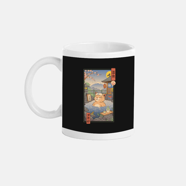 Onsen Cat Meowster-None-Mug-Drinkware-vp021