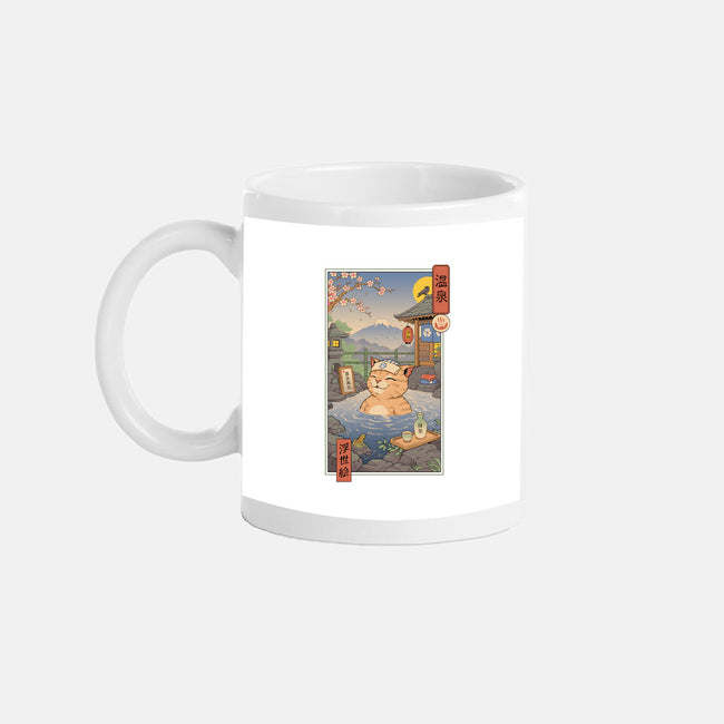 Onsen Cat Meowster-None-Mug-Drinkware-vp021