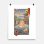 Onsen Cat Meowster-None-Matte-Poster-vp021