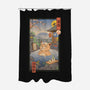 Onsen Cat Meowster-None-Polyester-Shower Curtain-vp021