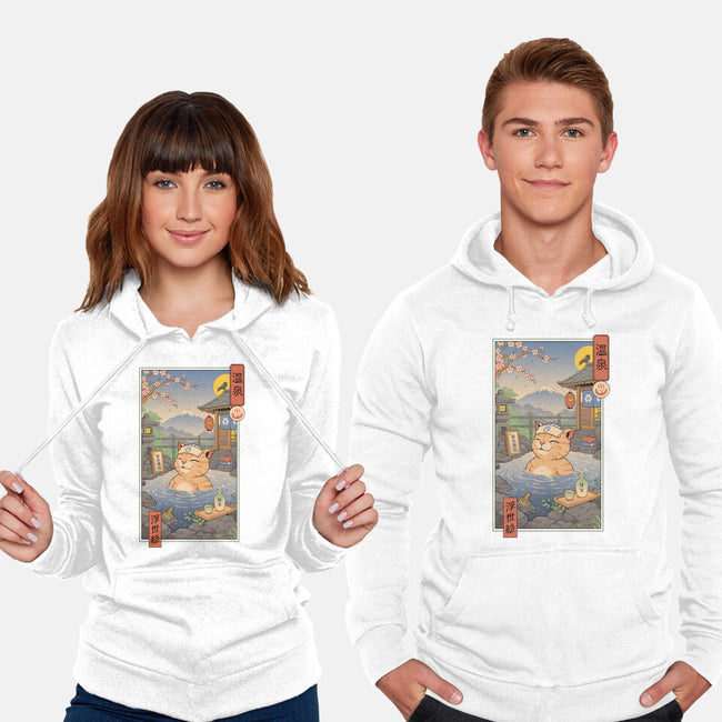 Onsen Cat Meowster-Unisex-Pullover-Sweatshirt-vp021
