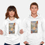 Onsen Cat Meowster-Unisex-Pullover-Sweatshirt-vp021