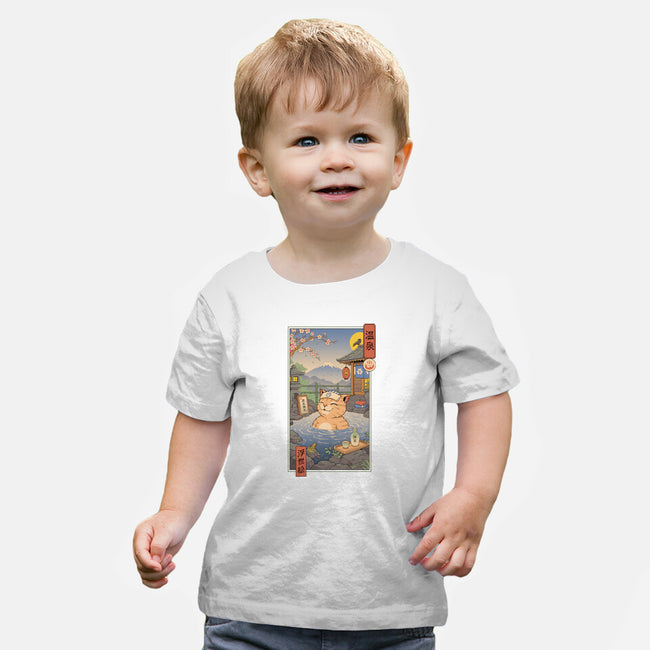 Onsen Cat Meowster-Baby-Basic-Tee-vp021