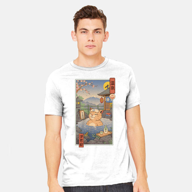 Onsen Cat Meowster-Mens-Heavyweight-Tee-vp021