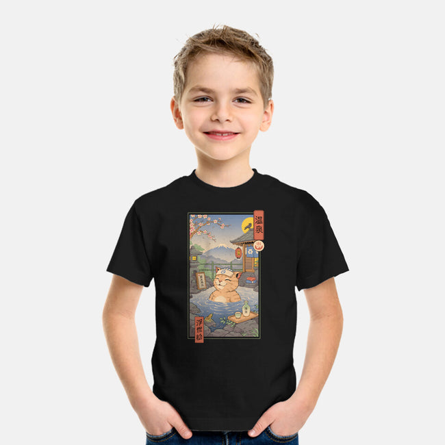 Onsen Cat Meowster-Youth-Basic-Tee-vp021