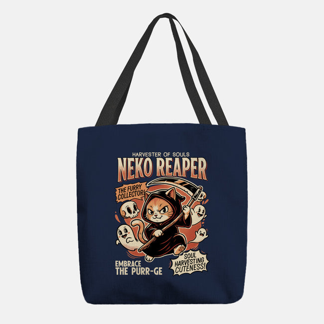 Neko Reaper-None-Basic Tote-Bag-P1yu5h