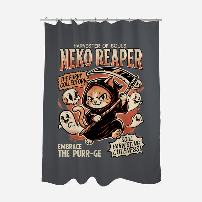 Neko Reaper-None-Polyester-Shower Curtain-P1yu5h