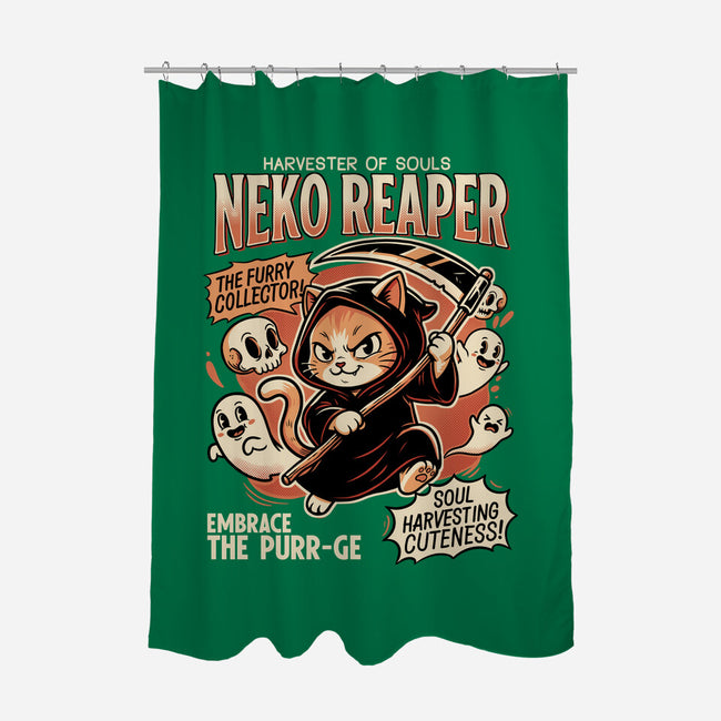 Neko Reaper-None-Polyester-Shower Curtain-P1yu5h