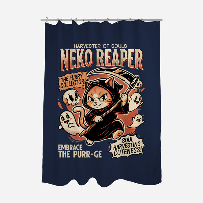 Neko Reaper-None-Polyester-Shower Curtain-P1yu5h