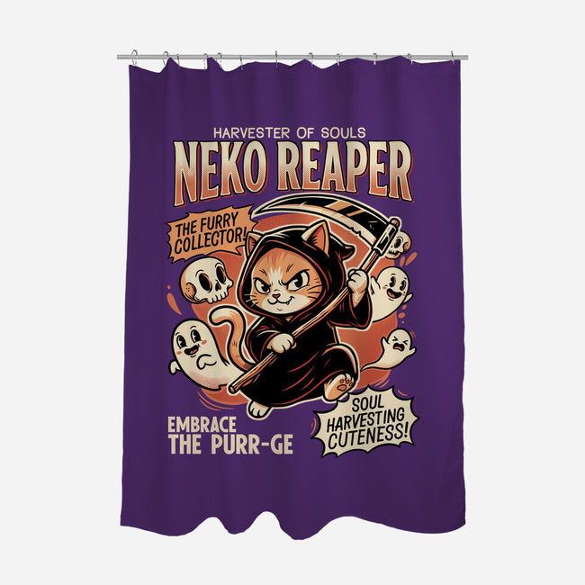 Neko Reaper-None-Polyester-Shower Curtain-P1yu5h