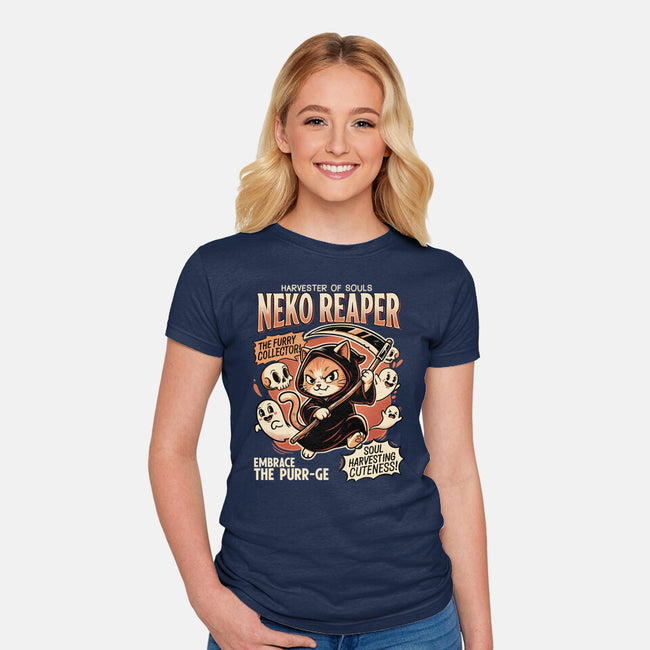 Neko Reaper-Womens-Fitted-Tee-P1yu5h