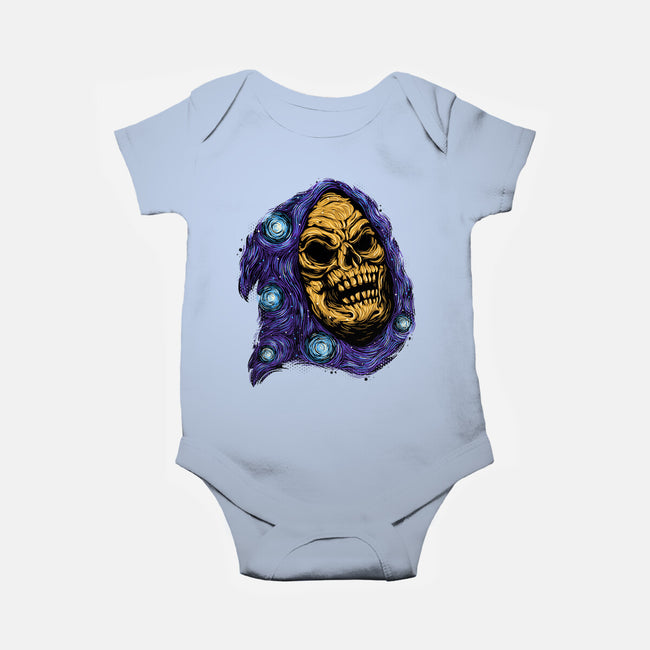 Starry Night Of Doom-Baby-Basic-Onesie-glitchygorilla