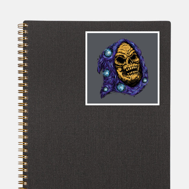Starry Night Of Doom-None-Glossy-Sticker-glitchygorilla