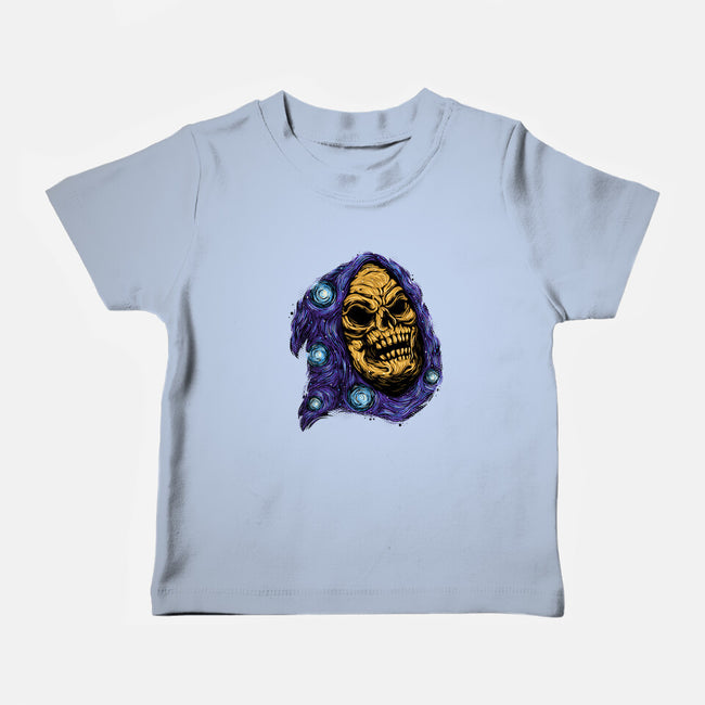 Starry Night Of Doom-Baby-Basic-Tee-glitchygorilla