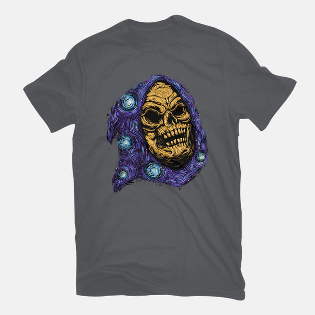 Starry Night Of Doom-Mens-Heavyweight-Tee-glitchygorilla