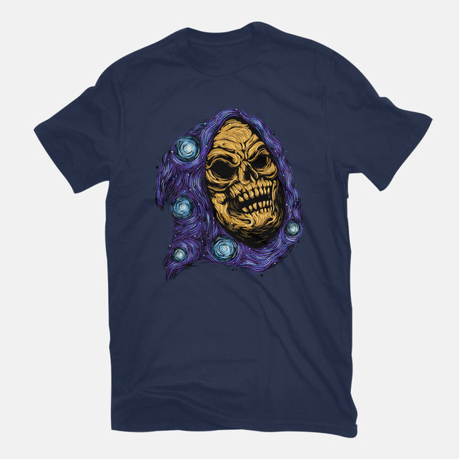 Starry Night Of Doom-Womens-Basic-Tee-glitchygorilla