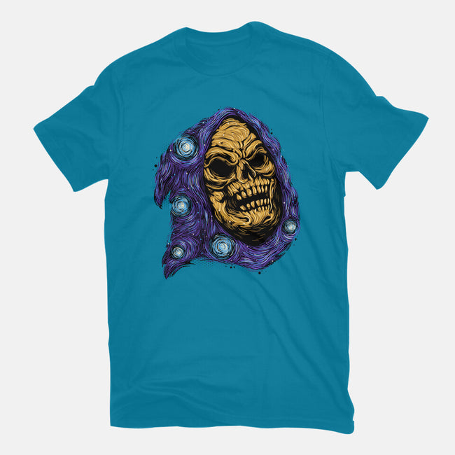 Starry Night Of Doom-Mens-Basic-Tee-glitchygorilla