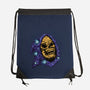 Starry Night Of Doom-None-Drawstring-Bag-glitchygorilla