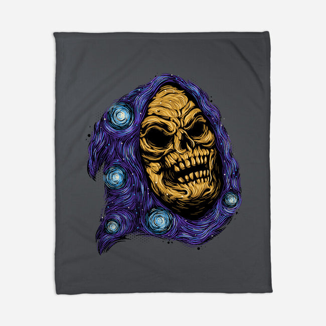 Starry Night Of Doom-None-Fleece-Blanket-glitchygorilla
