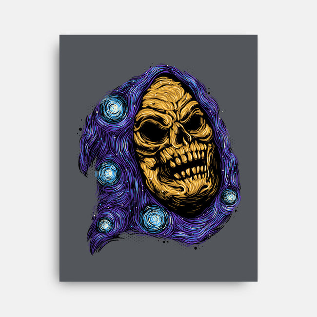 Starry Night Of Doom-None-Stretched-Canvas-glitchygorilla