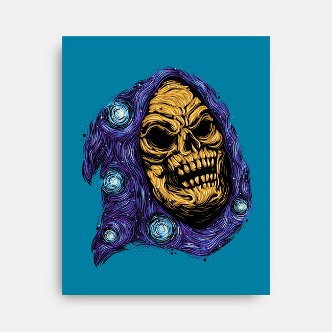 Starry Night Of Doom-None-Stretched-Canvas-glitchygorilla