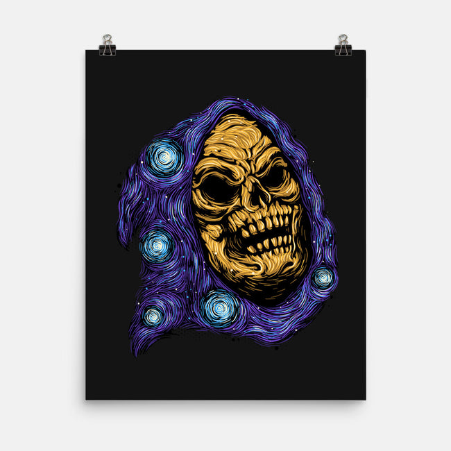 Starry Night Of Doom-None-Matte-Poster-glitchygorilla