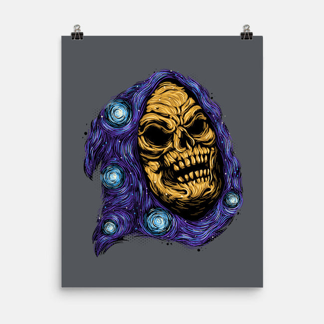 Starry Night Of Doom-None-Matte-Poster-glitchygorilla