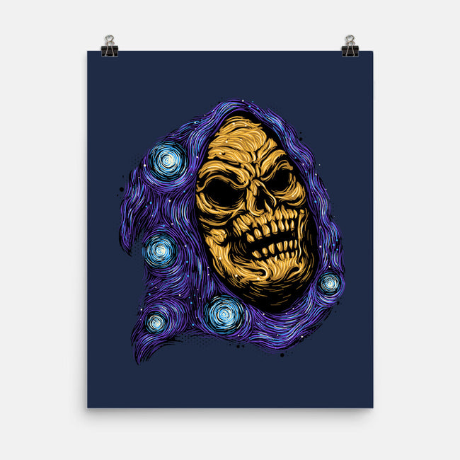Starry Night Of Doom-None-Matte-Poster-glitchygorilla
