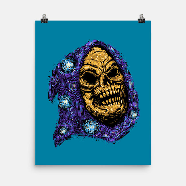 Starry Night Of Doom-None-Matte-Poster-glitchygorilla